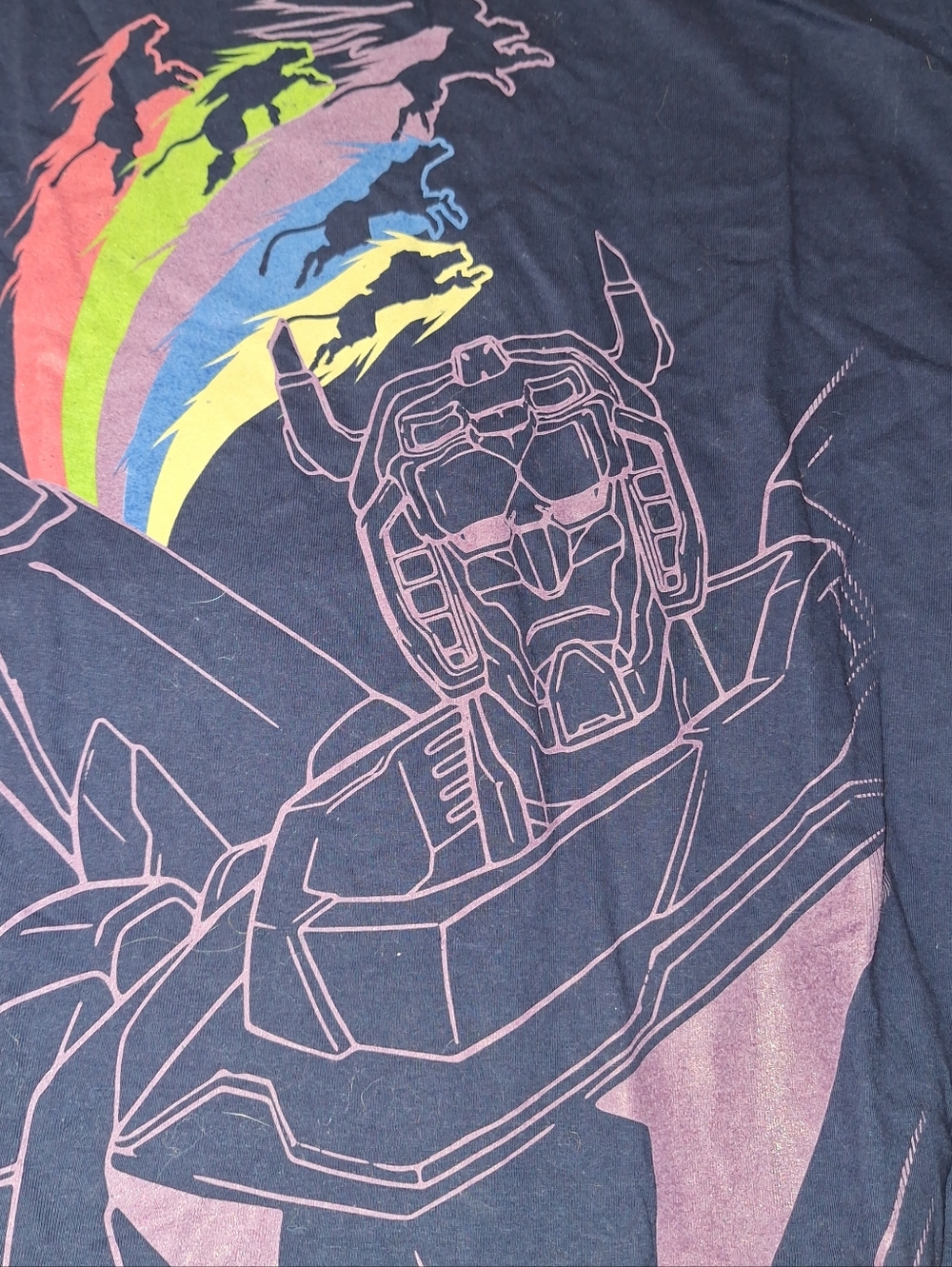 Voltron Navy Blue T Shirt XXL
